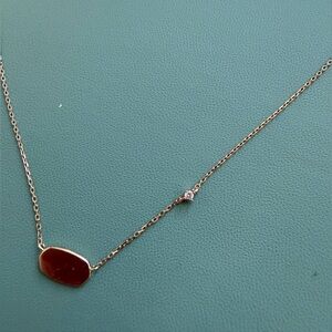 14k Yellow Gold Kendra Scott w/ white diamond